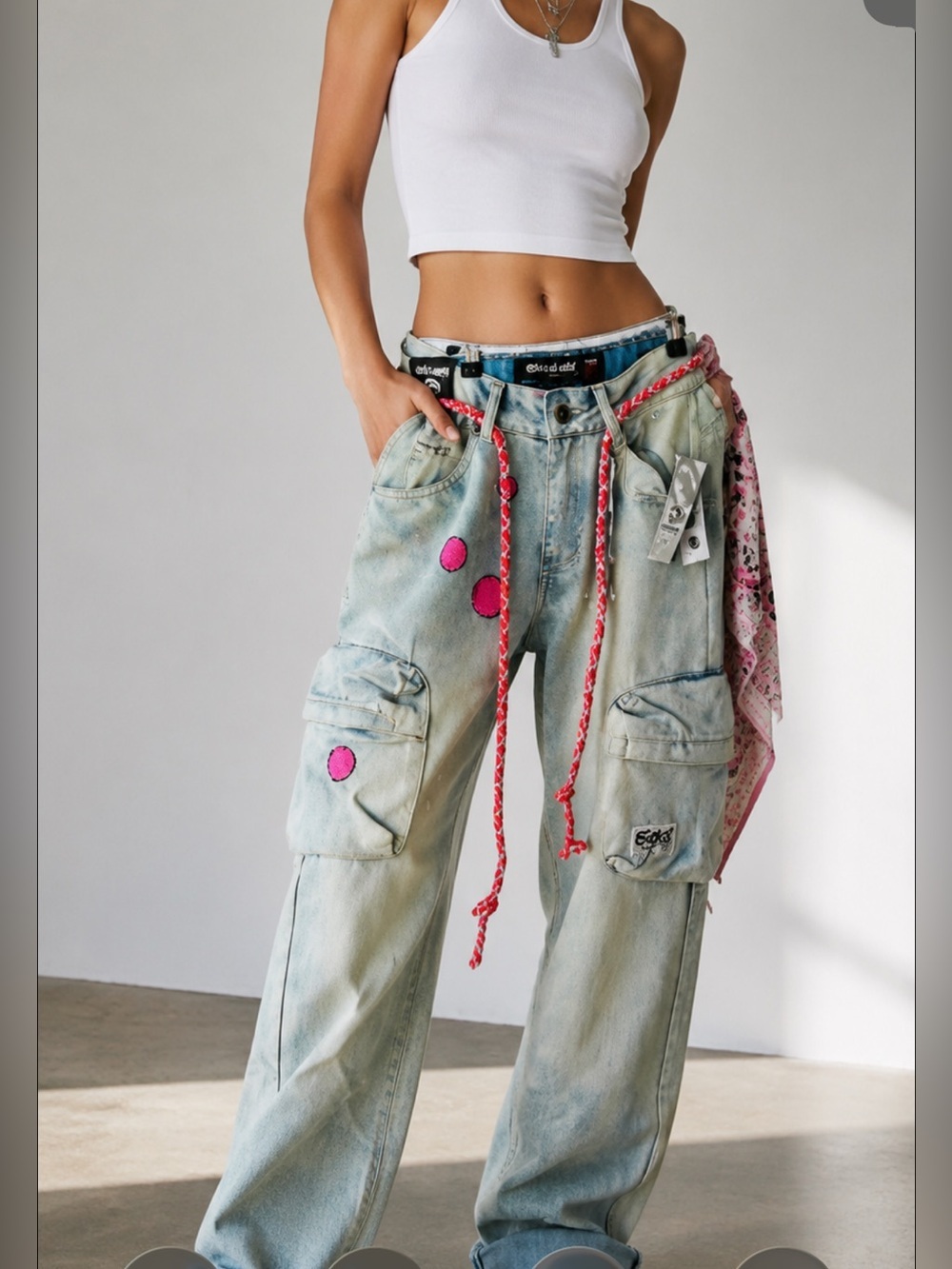 Ecko slim cargo jeans